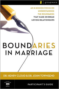 Boundaries in Marriage Video Study Participant's Guide